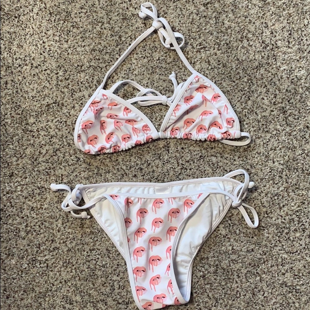 Kylie Jenner Lips Bikini Top & Bottom Large